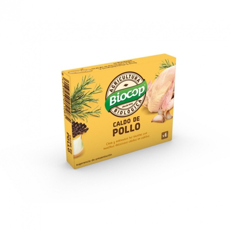 CALDO CUBITOS POLLO 6x11G BIOCOP CALDO CUBITOS POLLO 6x11G BIOCOP
