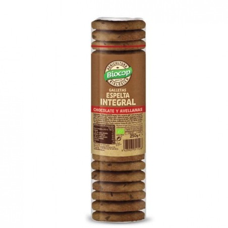 GALLETA ESPELTA INTEGRAL CHOCO AVELL 250G BIOCOP