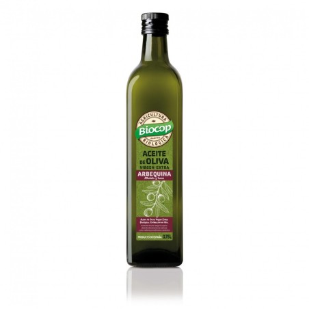 ACEITE OLIVA VIRGEN EX. ARBEQUINA 750ML BIOCOP