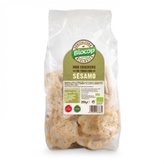 MINI CRACKERS SESAMO 250G BIOCOP