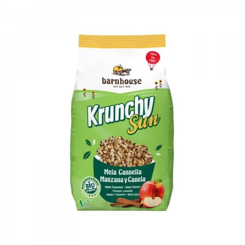 BARNHOUSE MUESLI KRUNCHY SUN MANZANA CANELA 375G