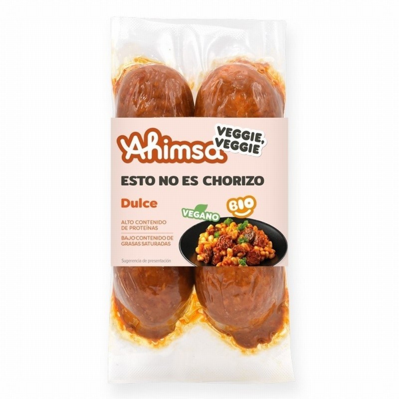 AHIMSA (LARGA DURAC) CHORIZO DULCE VEGANO 230G