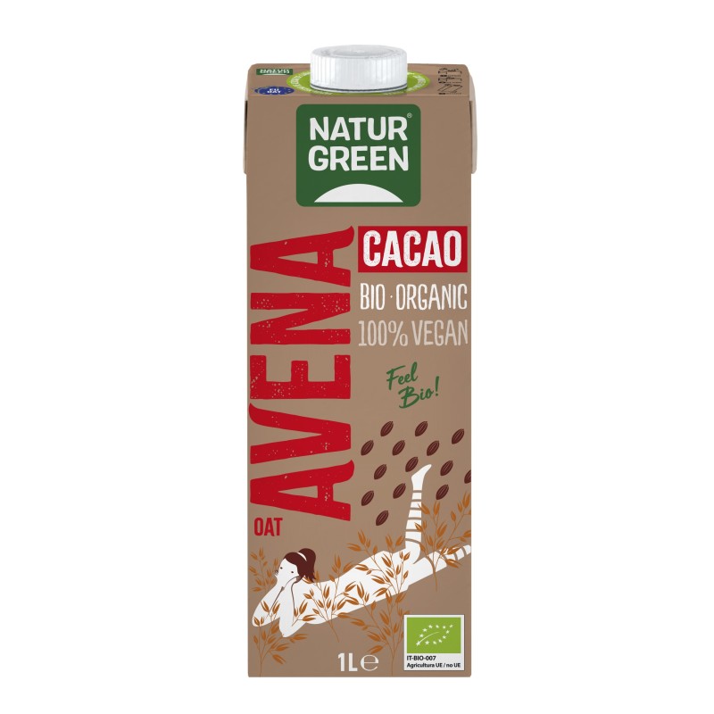 NATURGREEN BEBIDA AVENA CACAO BRICK 1L