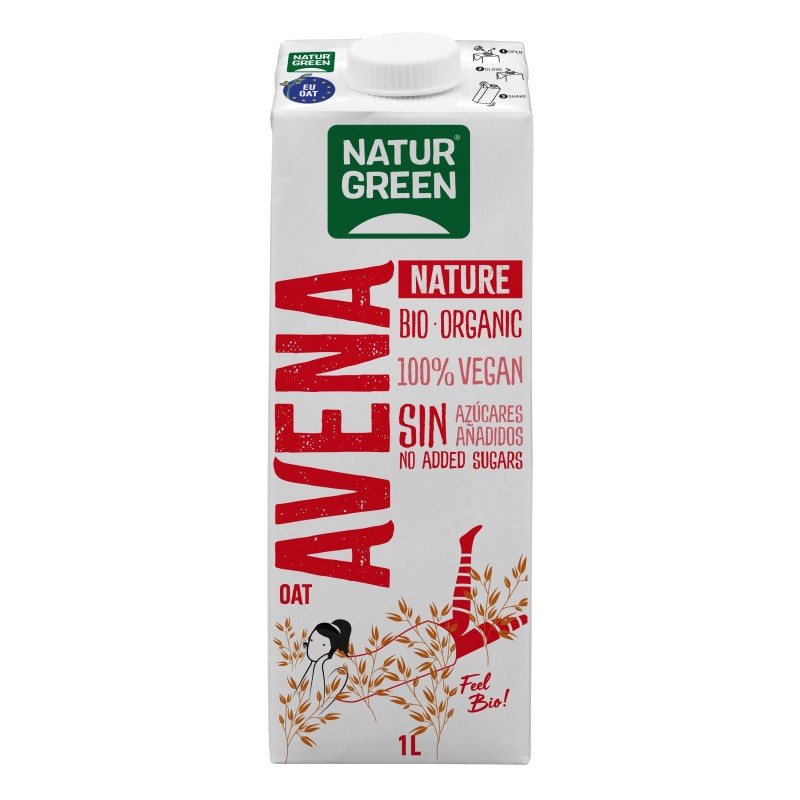 BEBIDA AVENA NATURE BRICK 1L NATURGREEN BEBIDA AVENA NATURE BRICK 1L NATURGREEN