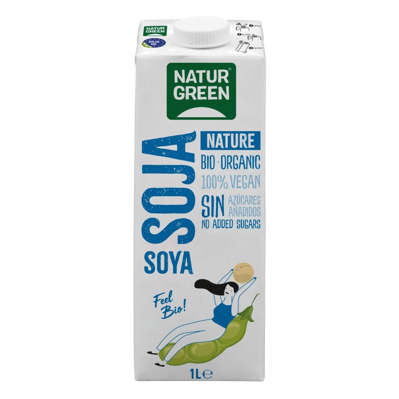 BEBIDA SOJA NATURE BIO.BRICK 1L NATURGREEN BEBIDA SOJA NATURE BIO.BRICK 1L NATURGREEN