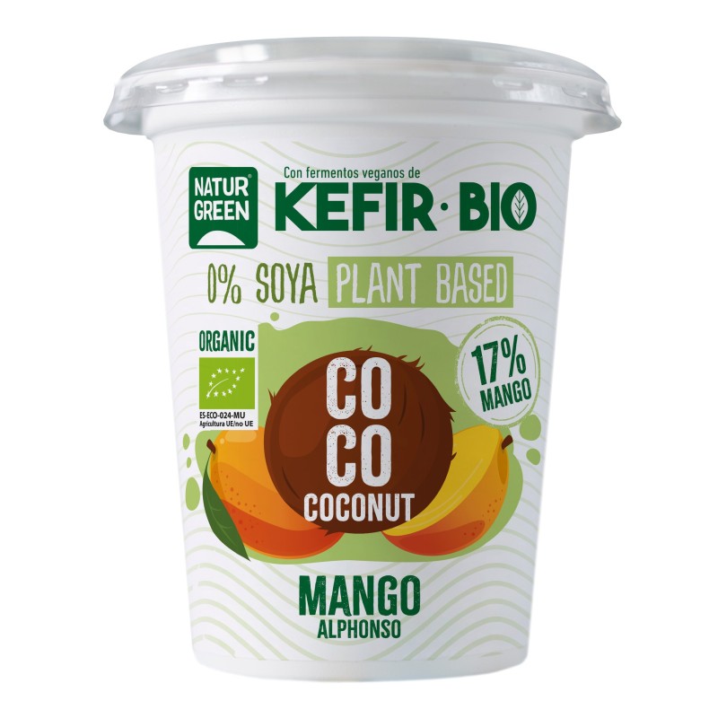 NATURGREEN KEFIR COCO MANGO BIO 400gr