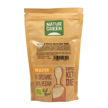 MEZCLA PIZZA KETO BIO 400G NATURGREEN