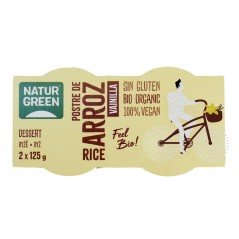 POSTRE ARROZ VAINILLA BIO 2x125GR NATURGREEN