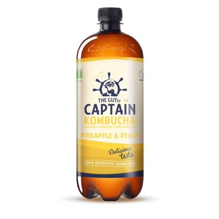 CAPTAIN KOMBUCHA PIÑA-MELOC. BIO 1L