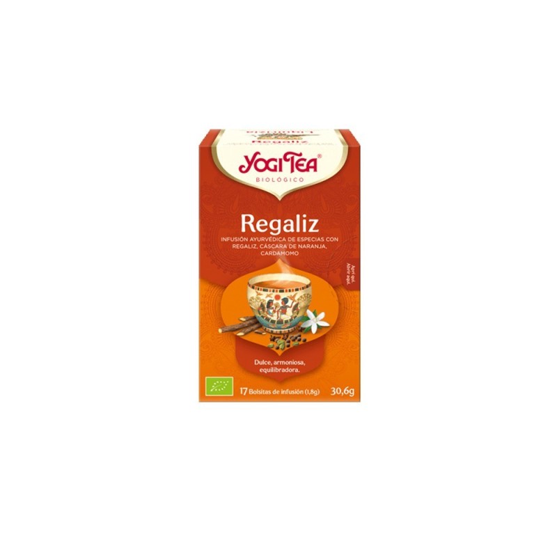 YOGI TEA REGALIZ BOLSAS 17X30.6GR.