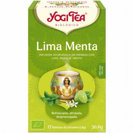 YOGI TEA MENTA LIMA BOLSAS 17X30.6GR