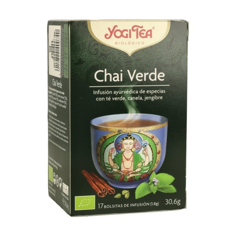 YOGI TEA CHAI VERDE BOLSAS 17X30.6GR.