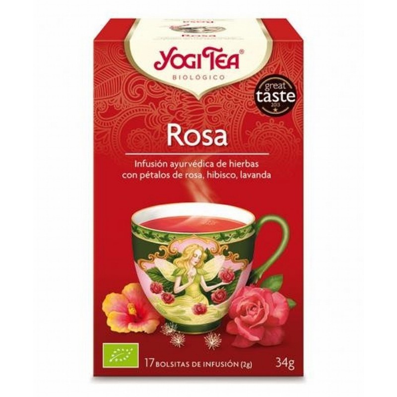 YOGI TEA ROSAS BOLSAS 17X34.0GR.