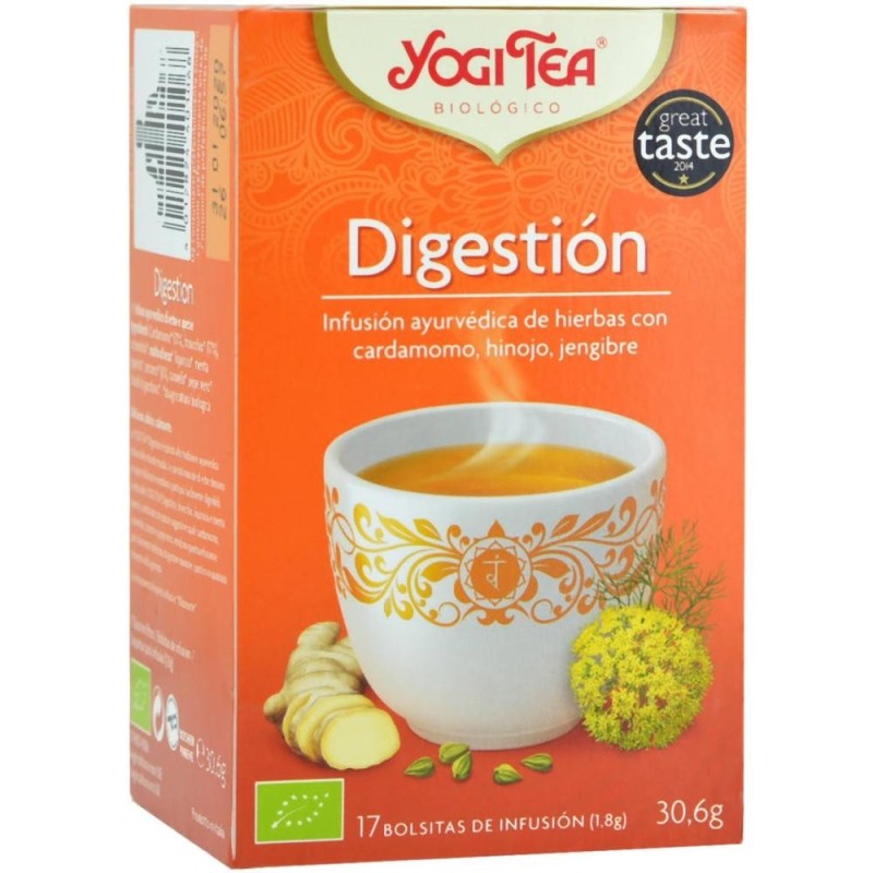 YOGI TEA DIGESTION BOLSAS 17X30.6GR.