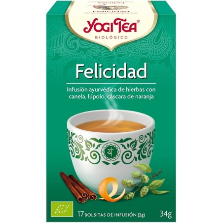 YOGI TEA FELICIDAD BOLSAS 17X34.0GR.