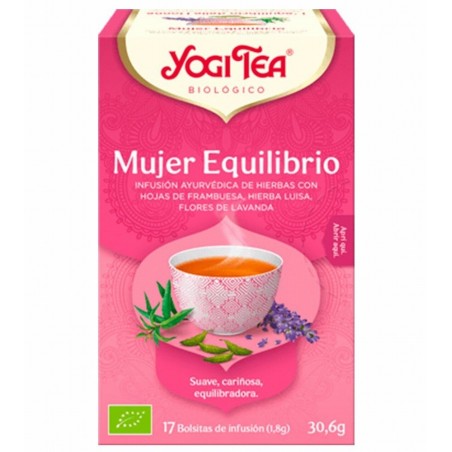 YOGI TEA MUJER EQUILIBRIO BOLSAS 17X30.6GR.