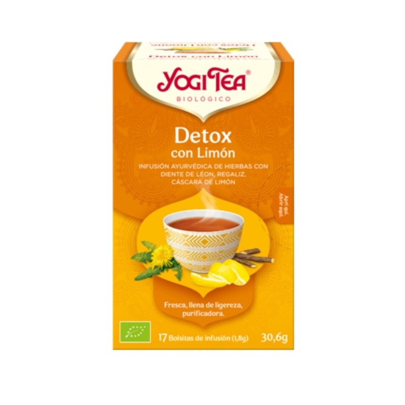 YOGI TEA DETOX LIMON BOLSAS 17X30.6GR.