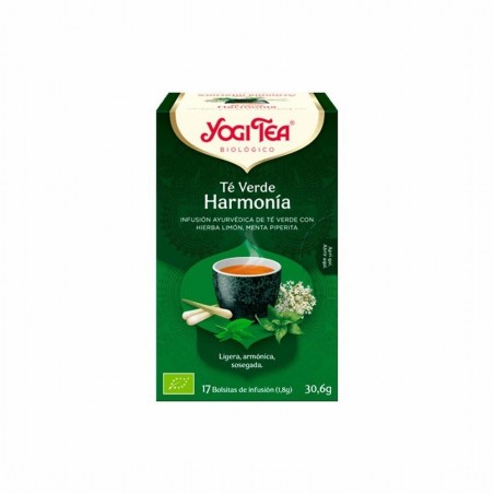 YOGI TEA VERDE ARMONIA BOLSAS 17X30.6GR.