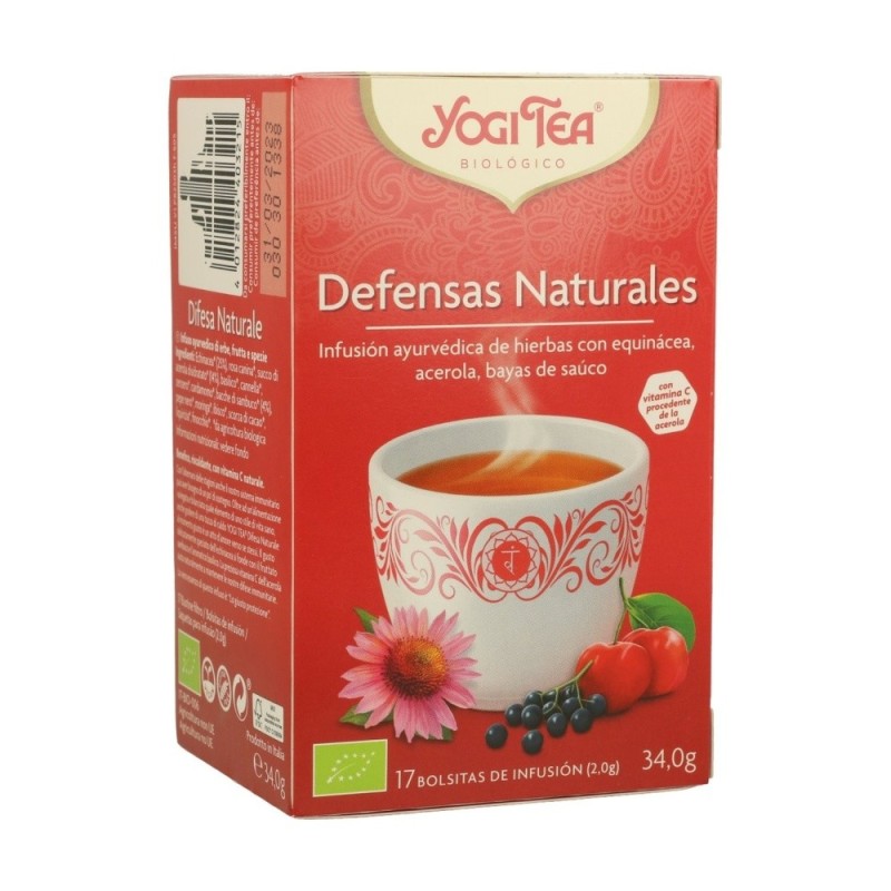 YOGI TEA DEFENSAS NATURALES BOLSAS 17X34.0GR.