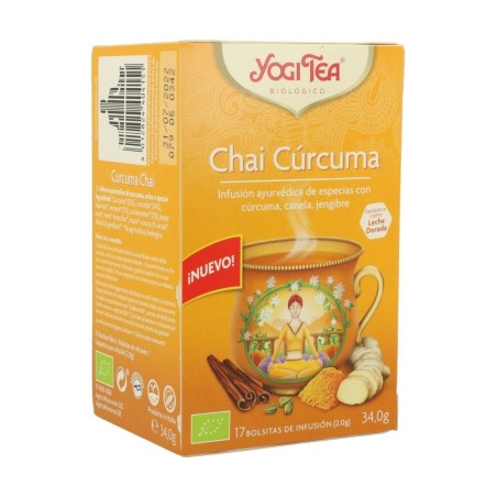 YOGI TEA CHAI CURCUMA BOLSAS 17X34.0GR.