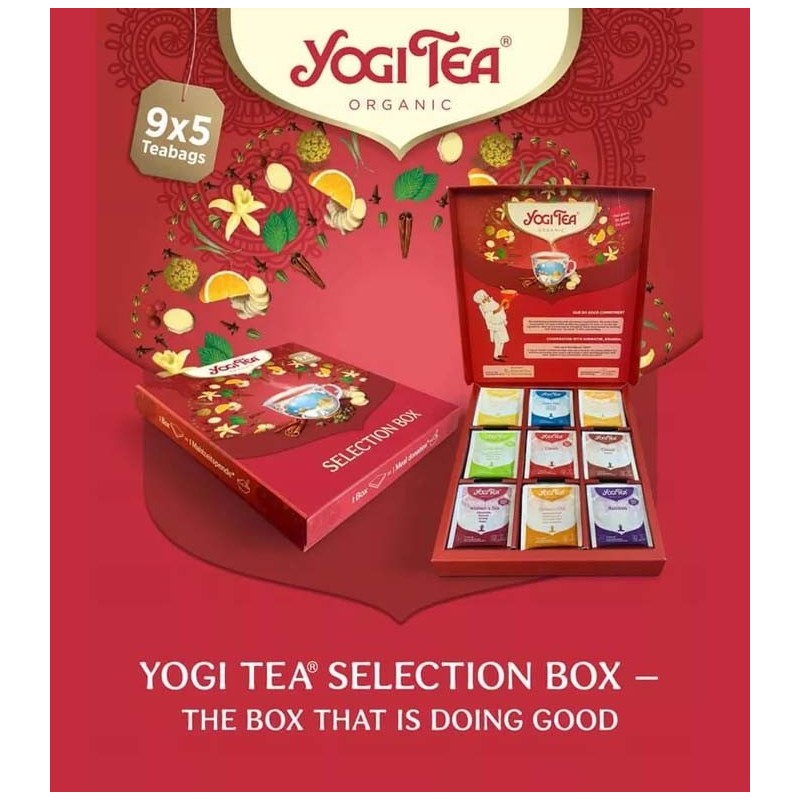 YOGI TEA SELECCION BOX 45 BOLSITAS