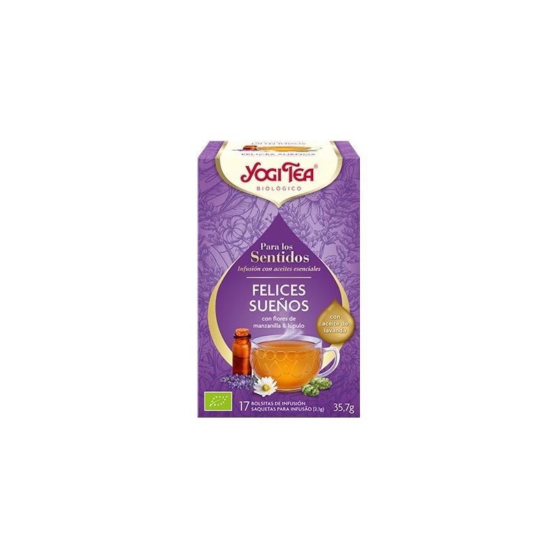 YOGI TEA SENTIDOS FELICES SUEÑOS 17X35.7GR