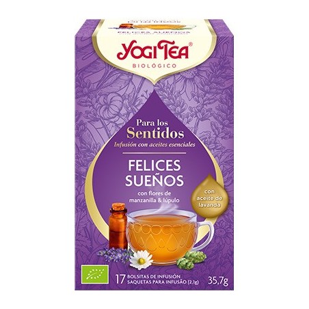 YOGI TEA SENTIDOS FELICES SUEÑOS 17X35.7GR