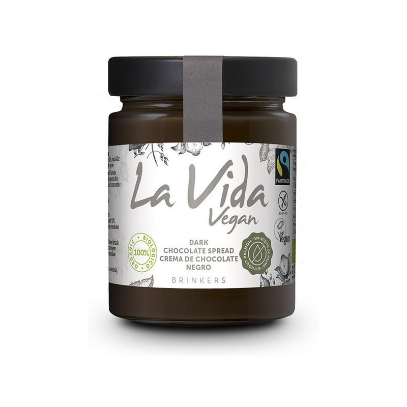 LA VIDA VEGAN CREMA CHOCOLATE NEGRO 270GR