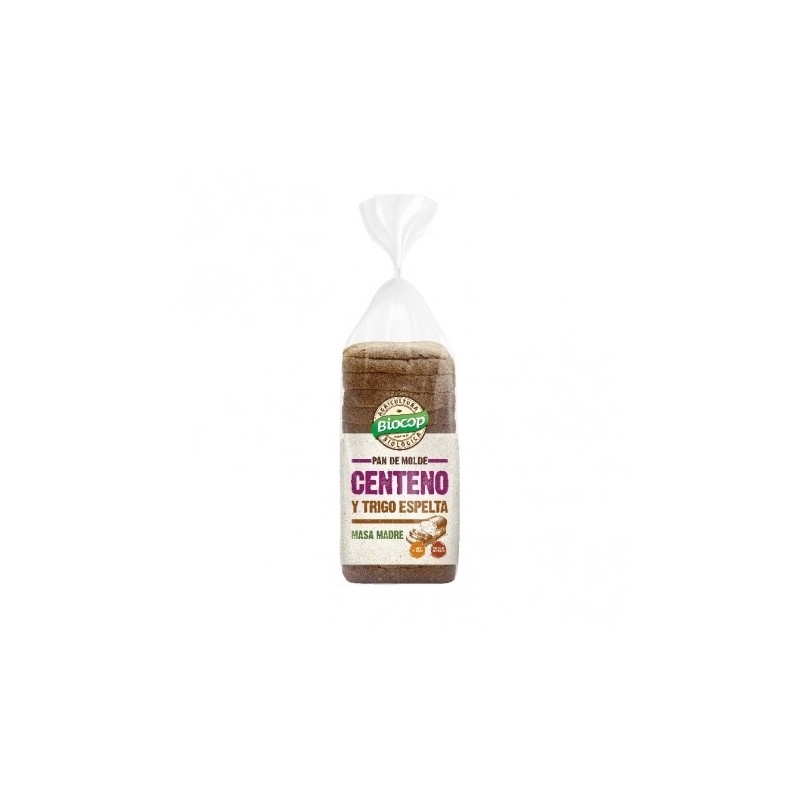 PAN MOLDE CENTENO Y TRIGO ESPELTA 400G BIOCOP PAN MOLDE CENTENO Y TRIGO ESPELTA 400G BIOCOP