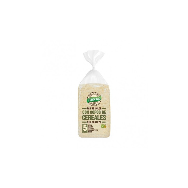 PAN MOLDE SIN CORTEZA COPOS CEREALES 300G BIOCOP