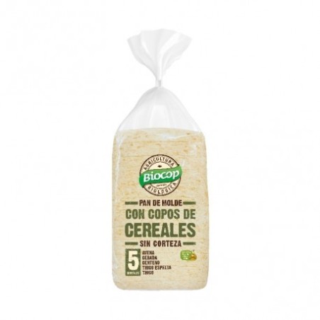 PAN MOLDE SIN CORTEZA COPOS CEREALES 300G BIOCOP