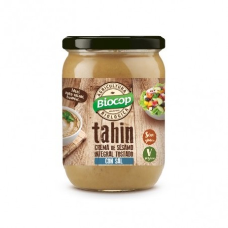 TAHIN INTEGRAL TOSTADO SAL 500G BIOCOP