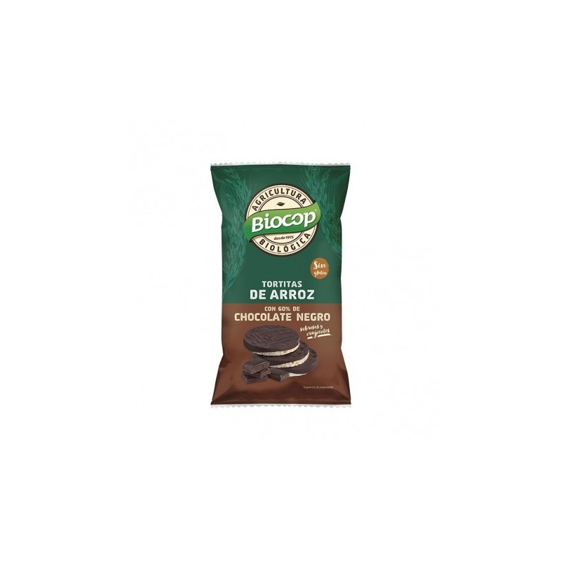 BIOCOP TORTITAS ARROZ CHOCO NEGRO 100g