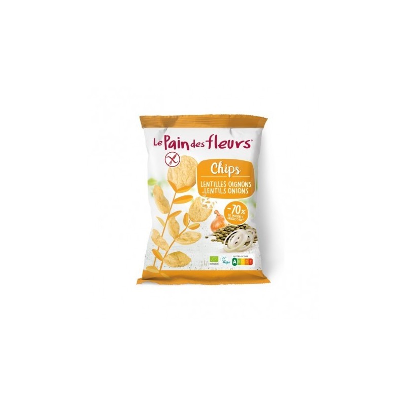 LE PAIN DES FLEURS CHIPS LENTEJAS CEBOLLA 50g