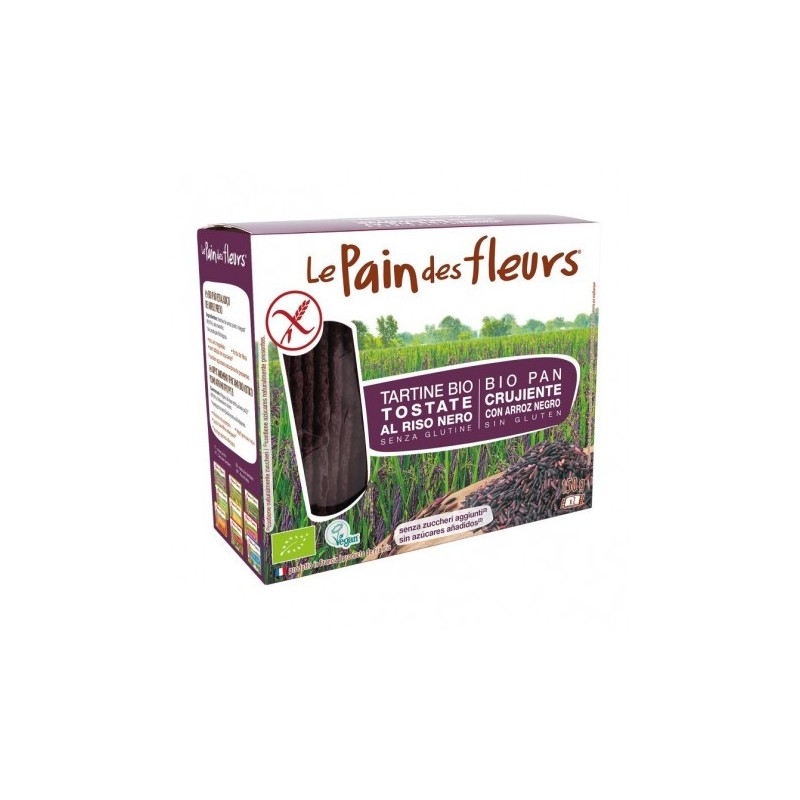 LE PAIN DES FLEURS CRACKERS ARROZ NEGRO 150g