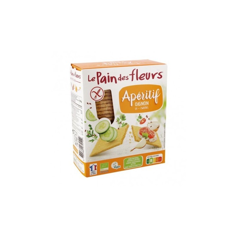 LE PAIN DES FLEURS CRACKERS CEBOLLA 150g