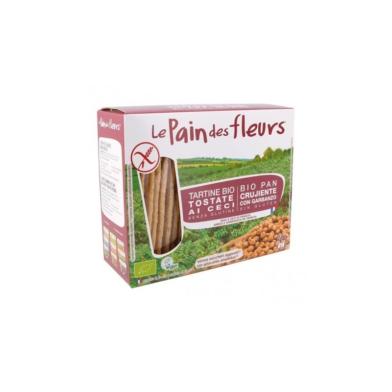 LE PAIN DES FLEURS CRACKERS GARBANZO 150g