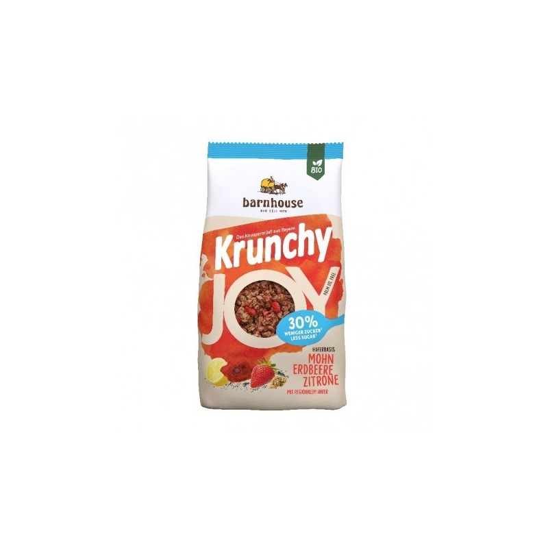 BARNHOUSE MUESLI KRUNCHY  AMAPOL. FRESA-LIMON 375g