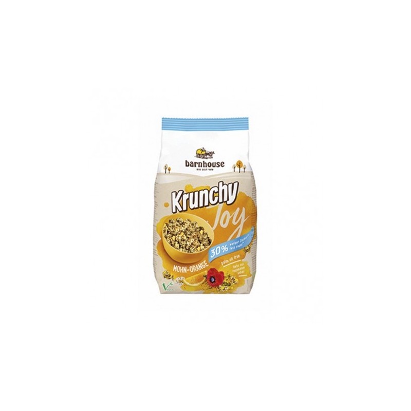 BARNHOUSE MUESLI KRUNCHY JOY AMAPOLA-NARANJA 375g