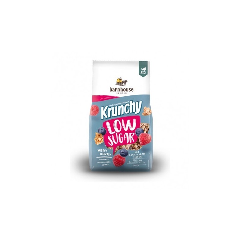 BARNHOUSE MUESLI KRUNCHY LOW SUGAR F.ROJOS 375g