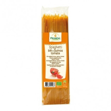 PRIMEAL ESPAGUETI TRIGO QUINOA TOMATE 500g