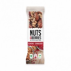 NUTS&BERRIES BARRITA ALMENDRA ARANDANOS 30g