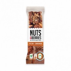 NUTS&BERRIES BARRITA NUECES CANELA 30g