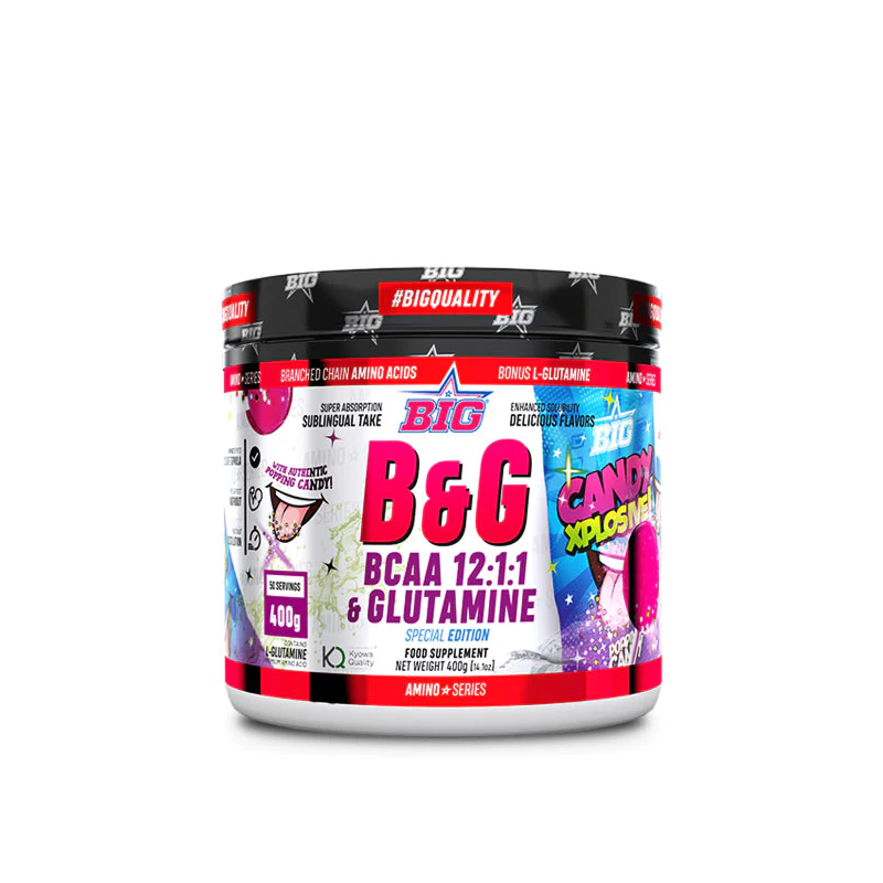 BIG B&G®-BCAAS CON GLUTAMINA 12:1:1 400G