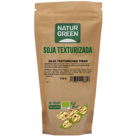 NATURGREEN SOJA TEXTURIZADA -TIRAS- Bio 115g