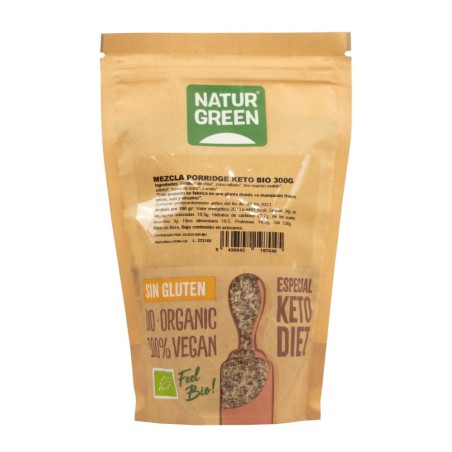 NATURGREEN MEZCLA PORRIDGE KETO Bio 300g